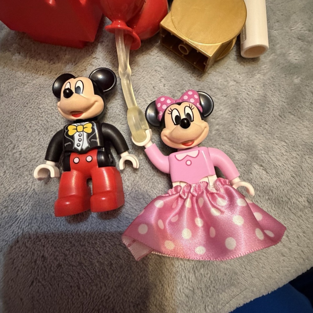 LEGO DUPLO Disney Mickey Minnie Birthday‎ Train Set Lot Cake Balloon Incomplete - Picture 4 of 4